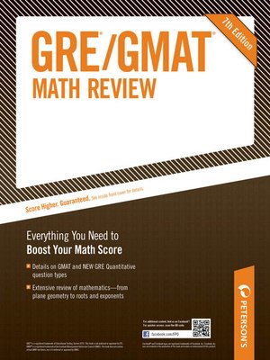 cover image of GRE/GMAT Math Review